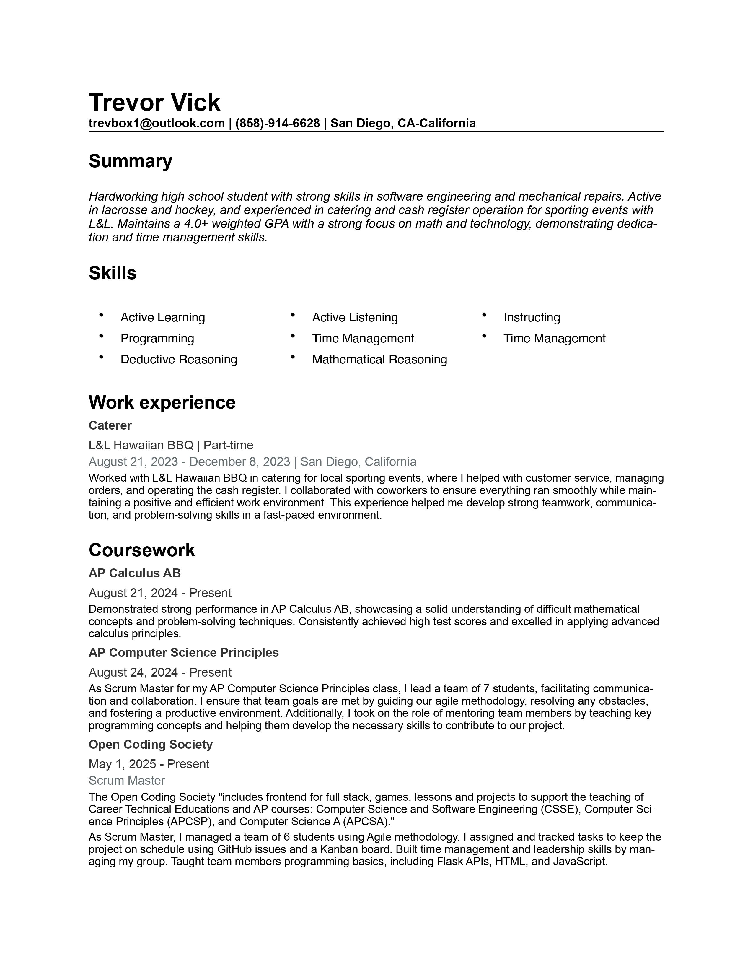 Resume